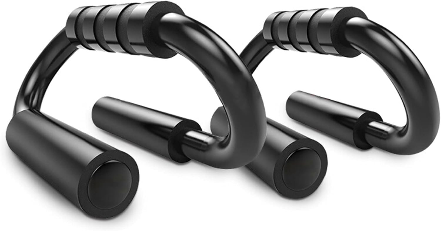 Push Up Bars, Push-up Handles, Set Of 2 Extra Thick Non Slip Foam Grip, Unique Sturdy Structure Push Up Stands, Perfect Strength Training Home Gym Push Up Handles For Floor