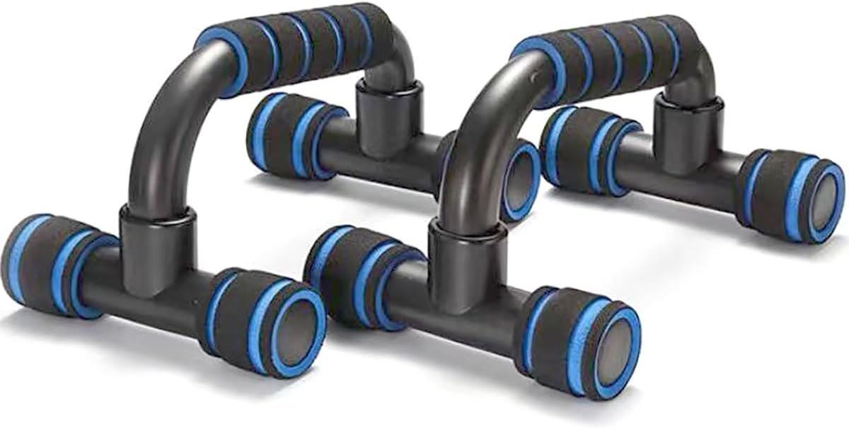 1 pair Push Up Bars for Home Gym Travelling Fitness Workouts Training Exercise