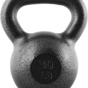 Barbell Black Cast Iron Kettlebell Single or Set | 10-80 Lbs