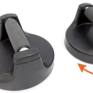 Pushup Rotating Power Bar Grips - Non Slip Swiveling Grip Handle Push up Stands For Fitness Workout Home Gym - Eliminates Strain - 2 pack