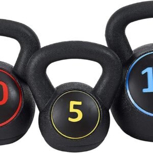 Wide Grip Kettlebell Exercise Fitness Weight Set, Multiple Sizes
